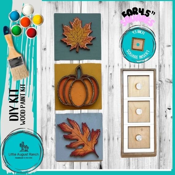 Fall Shelf Size Bundle Set DIY-- Wood Blanks to Paint and Craft