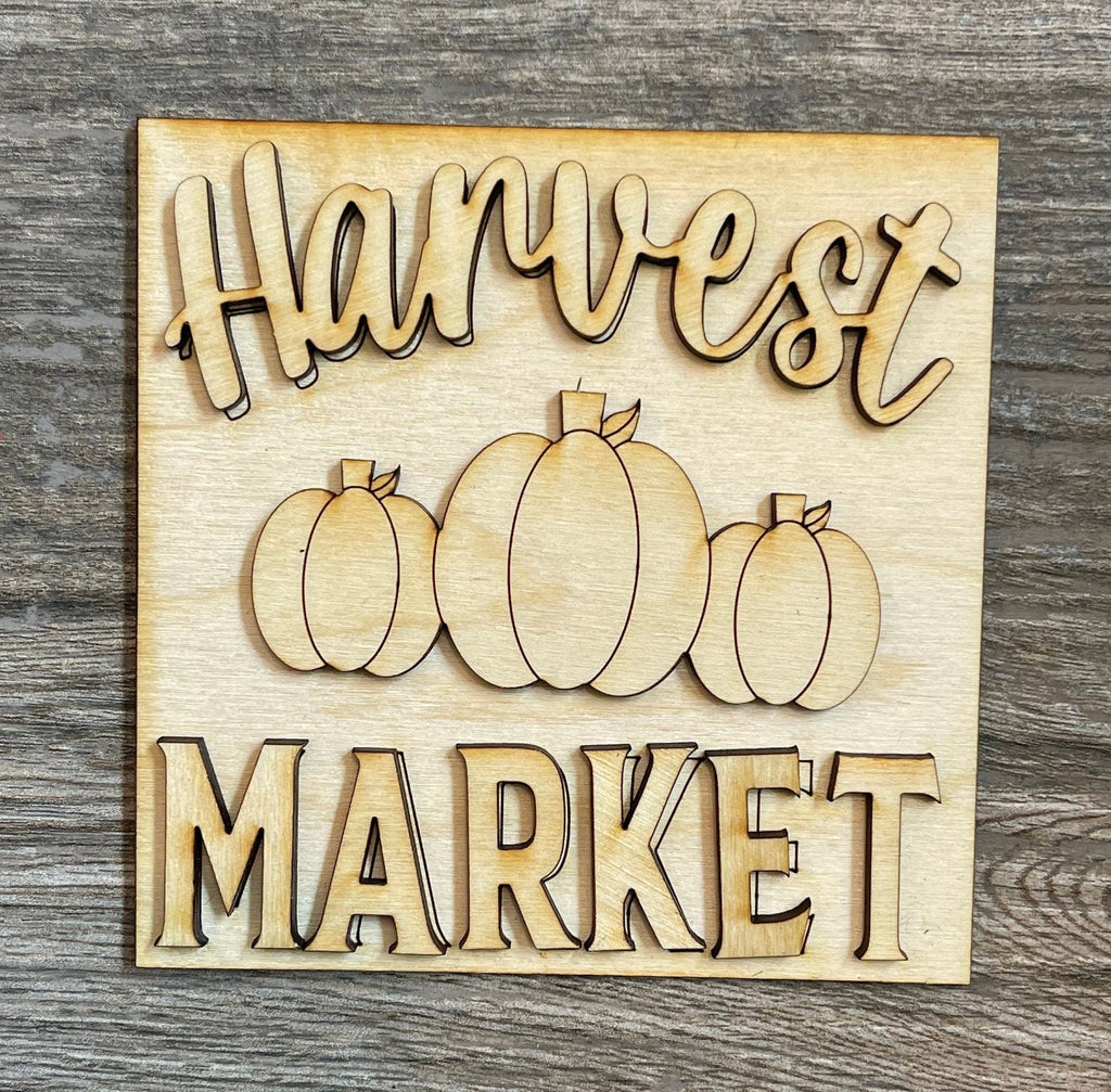 Fall Tiered Tray Decor Bundle DIY - Harvest Market