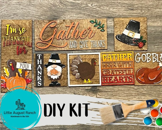 Fall Farm Square DIY Decor - Fall Pumpkin Patch DIY Bundle