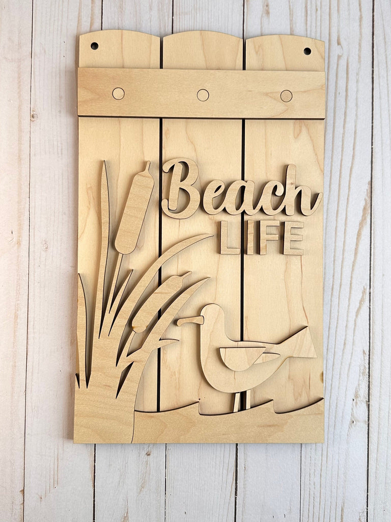 Lake Life Door Hanger DIY Kit - Beach, Cabin, River Life