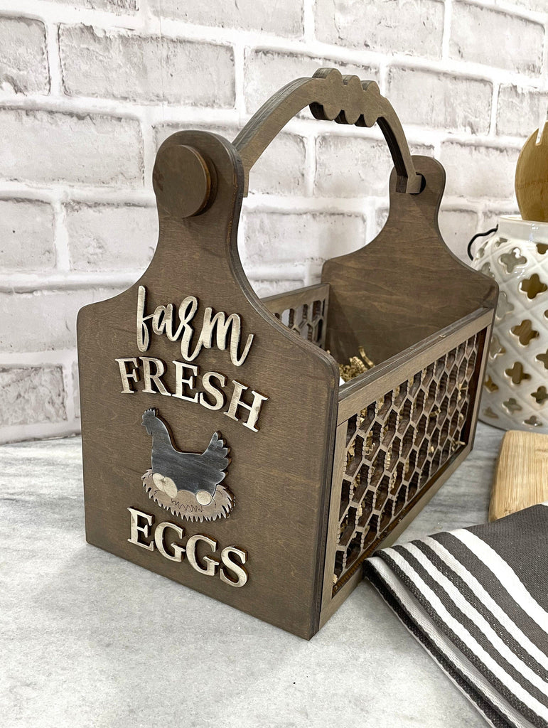 Farmhouse Egg Basket - DIY Wood Blanks for Painting and Crafting