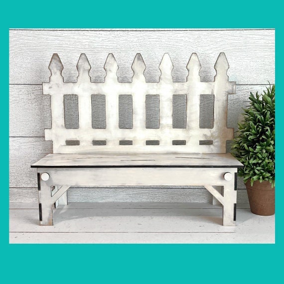 Bench Interchangeable Shelf Piece for Holding Decor Pieces - Decor for Shelf