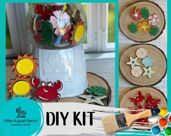 Summer Beach Machine Filler - DIY Gumball Filler Craft Kit