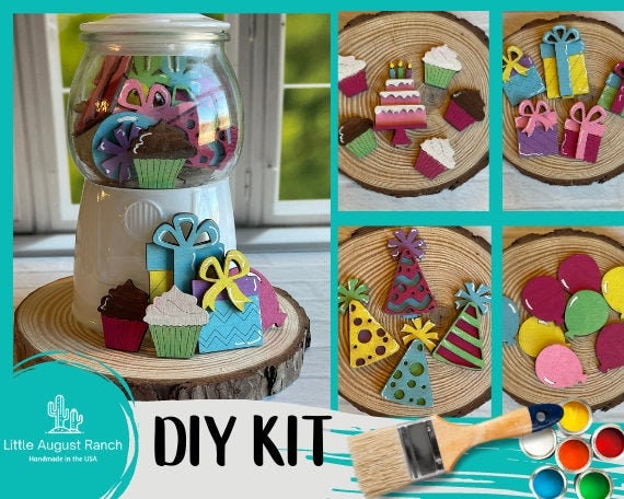 Birthday Machine Filler - DIY Gumball Filler Craft Kit