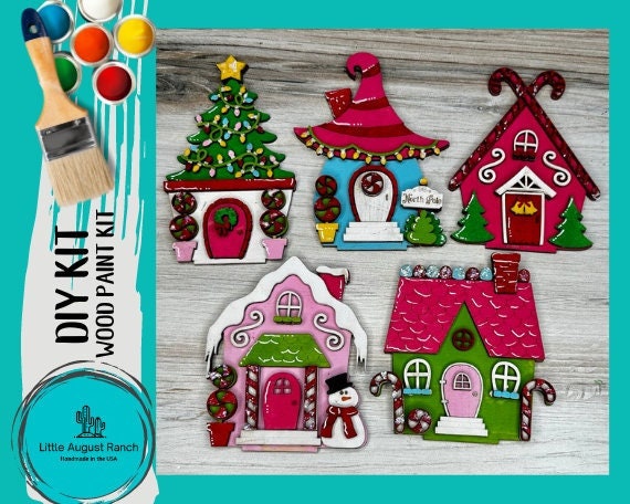 DIY Christmas Village Standing Pieces - Winter Village