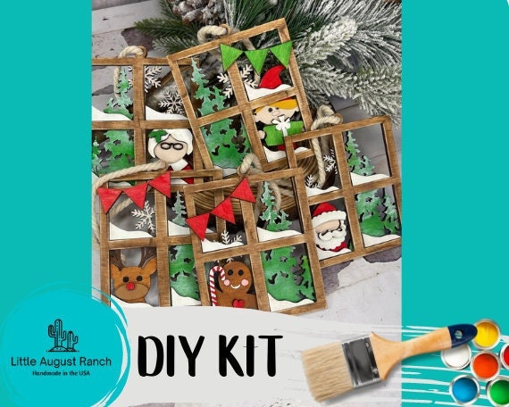 Christma DIY Ornament Collection - Winter Window