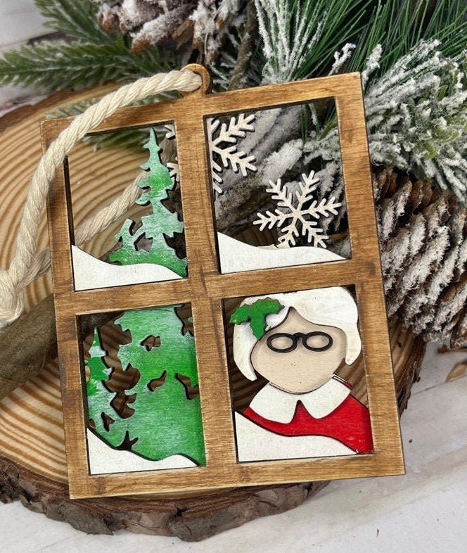 Christma DIY Ornament Collection - Winter Window