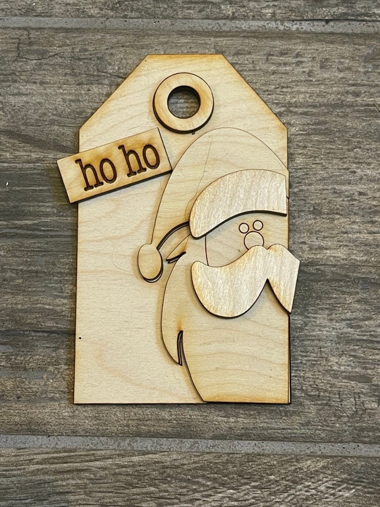 DIY Christmas Tags- Tree Ornament Wood Blanks