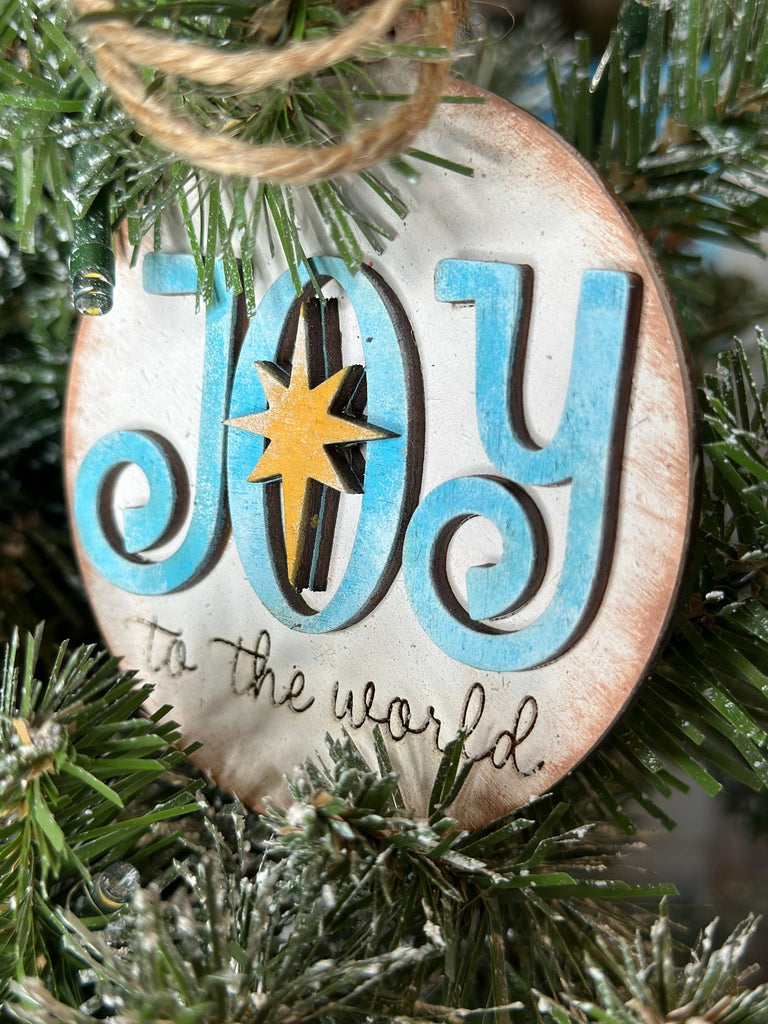 DIY Christmas Nativity Tree Ornament Wood Blanks - Christian Christmas Tree Ornaments