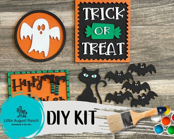 Halloween Tiered Tray DIY Kit - Quick and Easy Tiered Tray Bundle