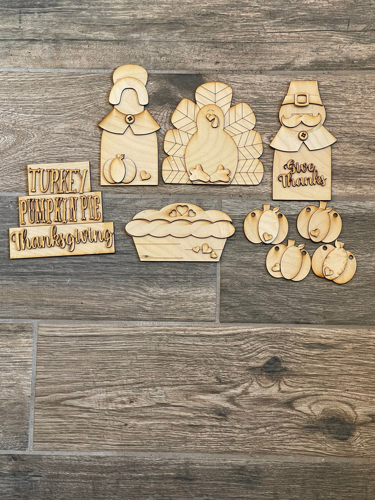 Thanksgiving Tiered Tray Decor Bundle DIY -Autumn Harvest Tiered Tray