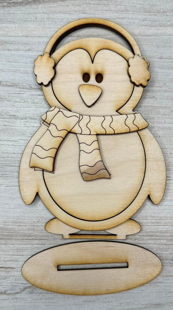 DIY Winter Friends Kit - Wood Blanks for Painting and Crafting