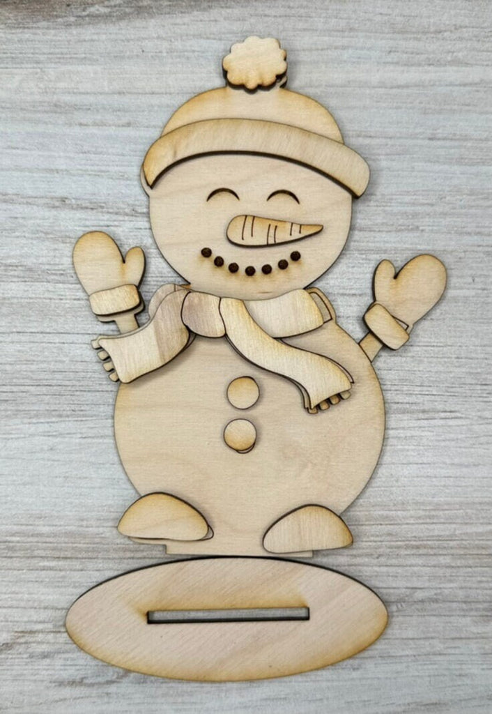 DIY Winter Friends Kit - Wood Blanks for Painting and Crafting