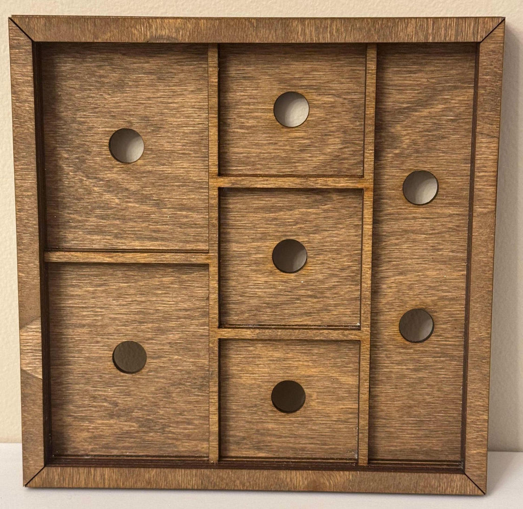 River Life Insert for Interchangeable Shadow Box- Wood Blanks for Painting and Crafting