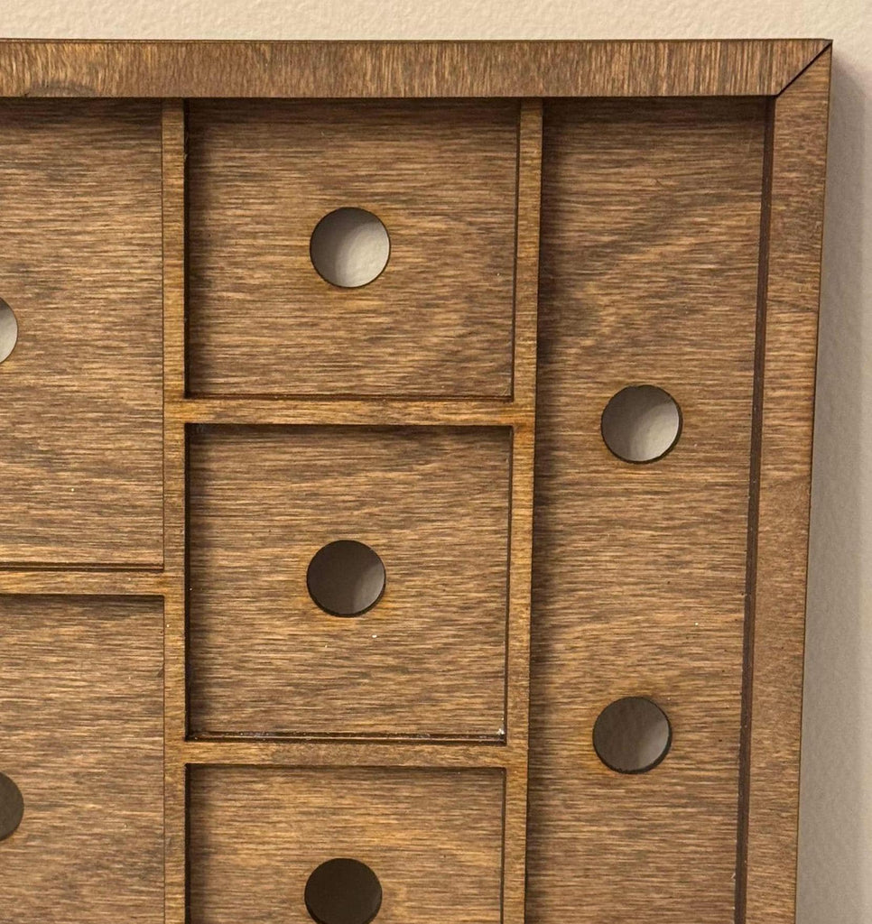 River Life Insert for Interchangeable Shadow Box- Wood Blanks for Painting and Crafting