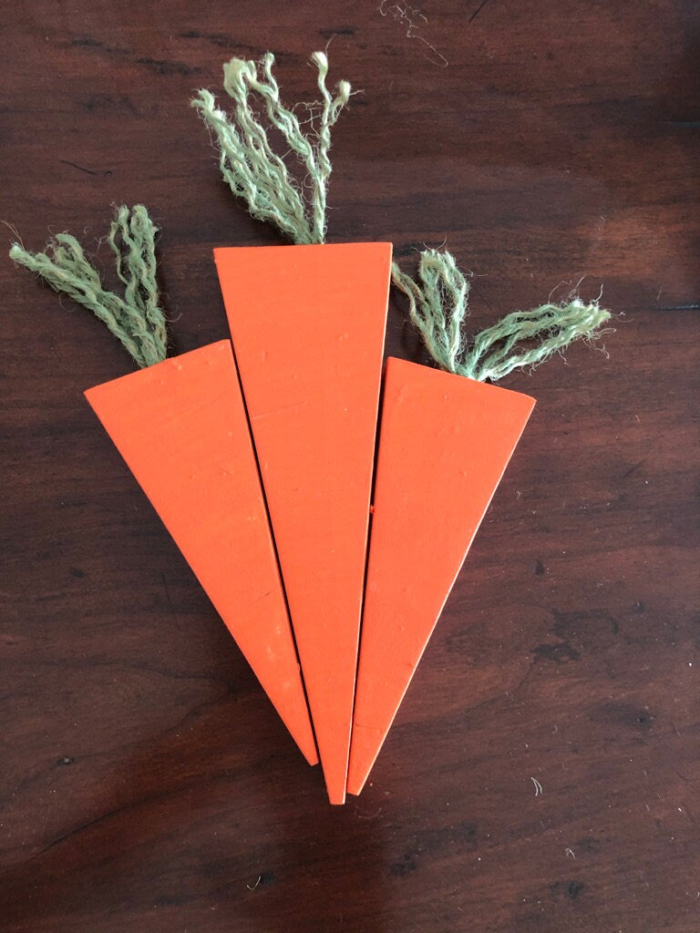 Carrots - Chunky Wood Carrots