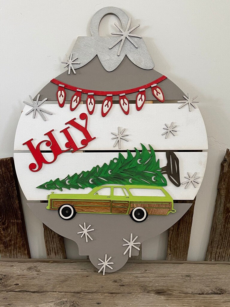 Christmas Wall Decor - Christmas Door Hanger