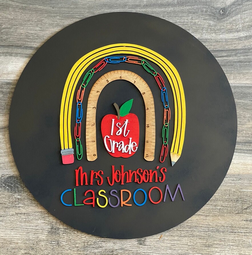 Classroom Decor - Personalized Hanging Sign for Classroom