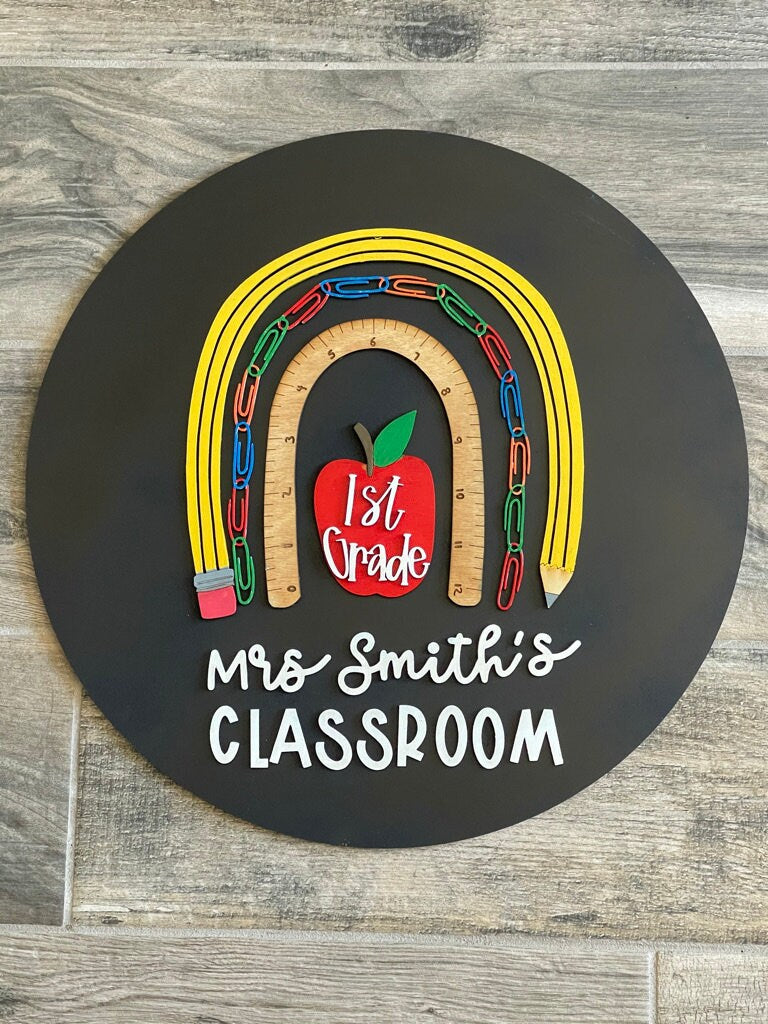 Classroom Decor - Personalized Hanging Sign for Classroom
