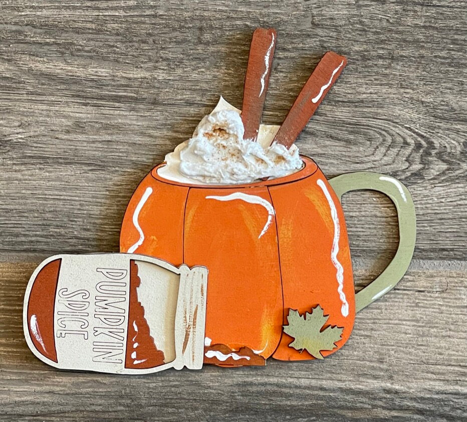 Pumpkin Spice Fall Tiered Tray Set - Finished Tiered Tray Bundle