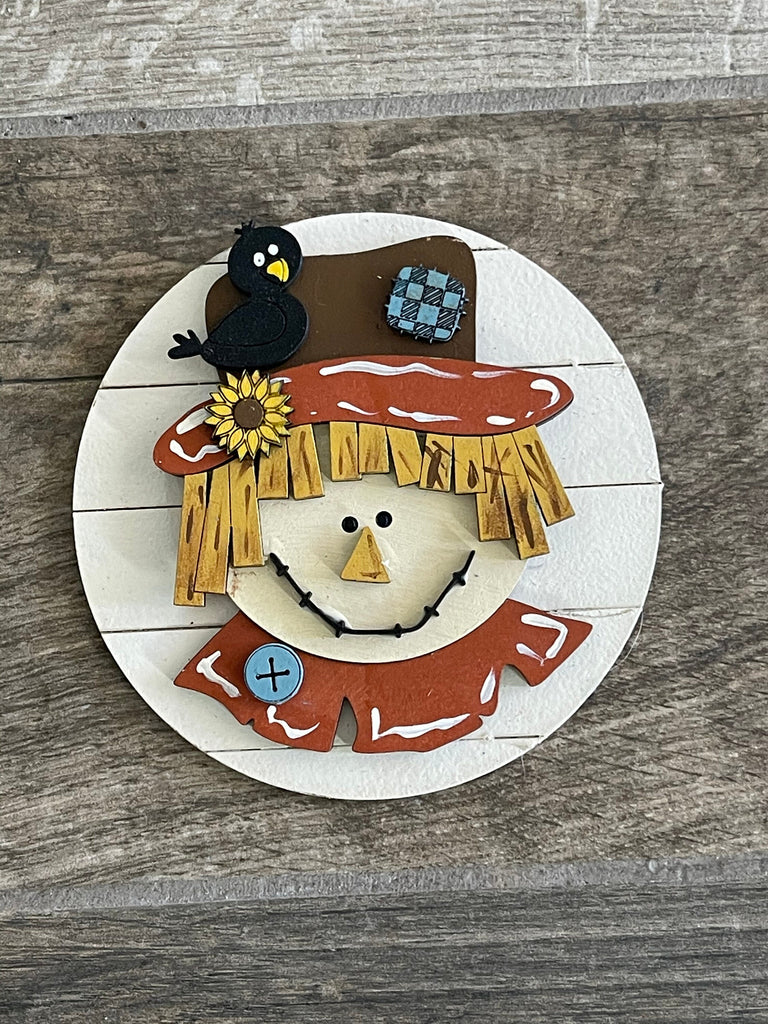 Fall Tiered Tray Bundle Scarecrow - Hay Y'All Tier Tray Bundle