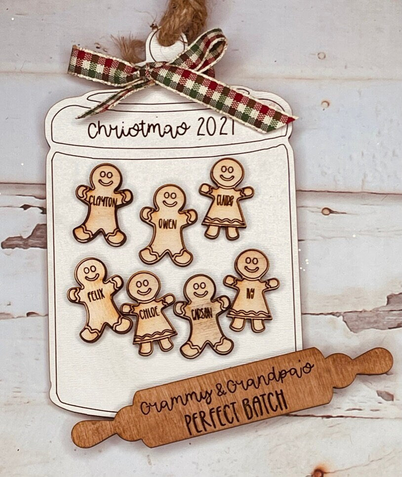Personalized Christmas Ornament for Grandma - Perfect Batch Ornament - Personalized Family Ornament -2022 Ornaments