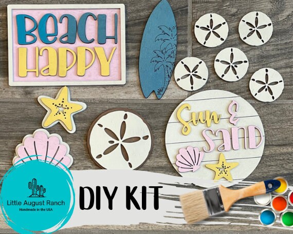 DIY Beach Tiered Tray Set - Quick and Easy Bundle