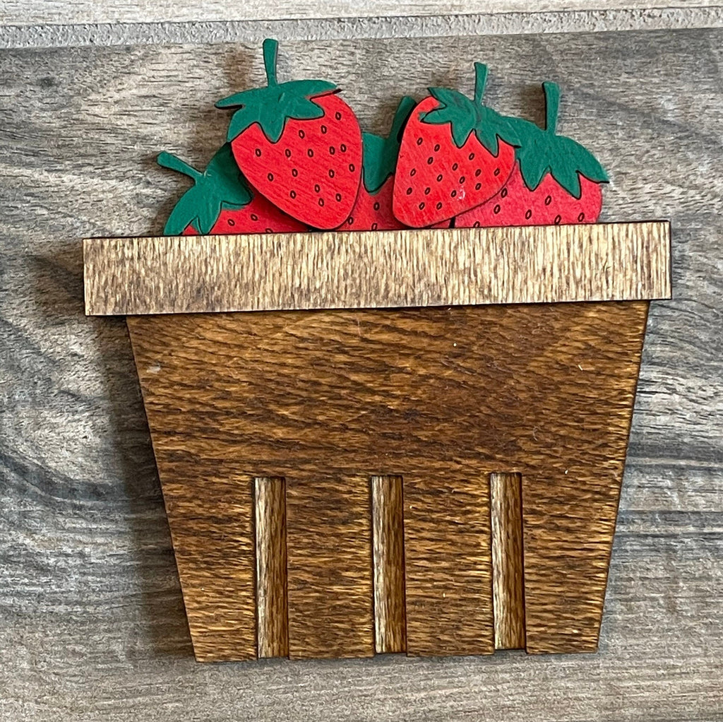 Strawberry Farm U-Pick Tiered Tray Set