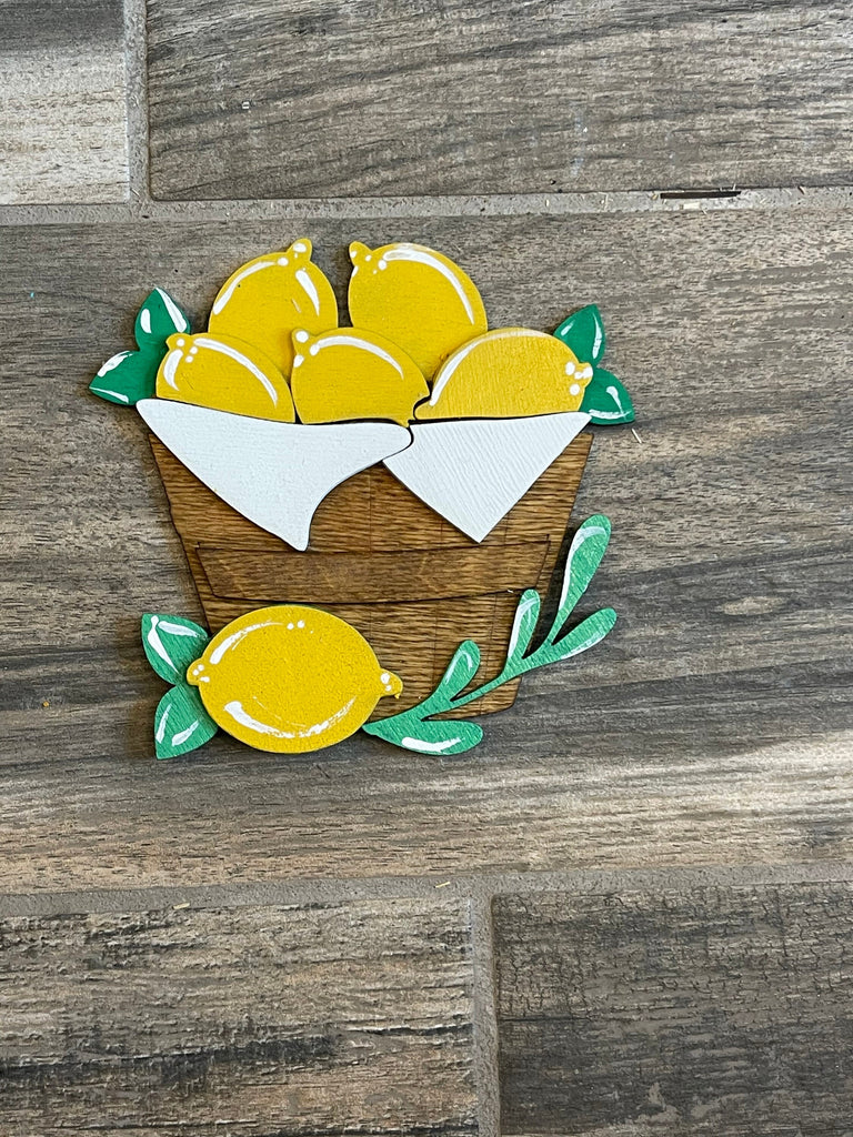Lemon Tiered Tray Set - Finished Tiered Tray Bundle