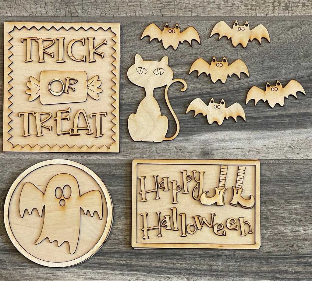 Halloween Tiered Tray DIY Kit - Quick and Easy Tiered Tray Bundle