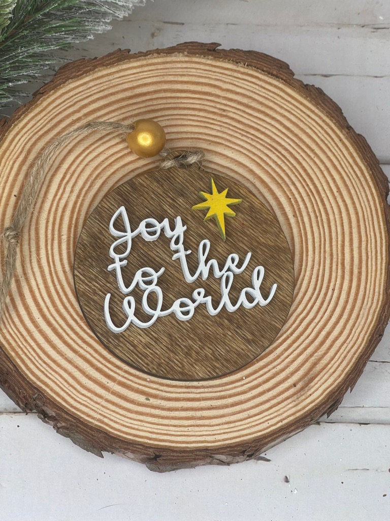 Christmas Ornament - Handmade Painted Ornament