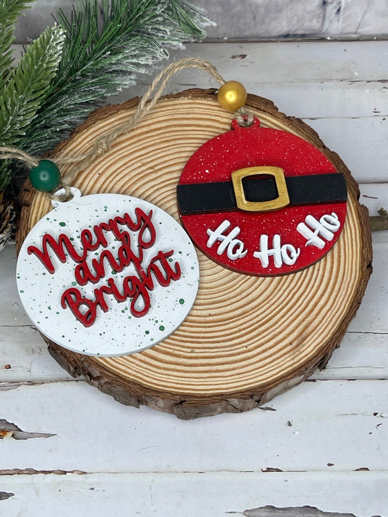 Christmas Ornament - Handmade Painted Ornament