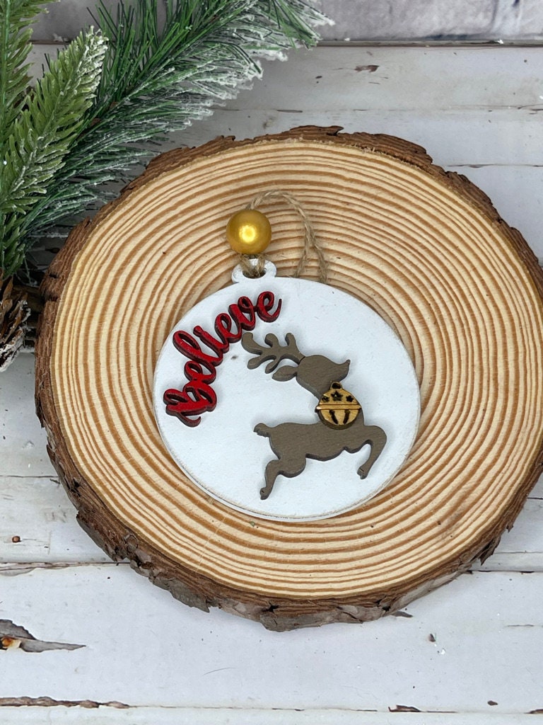 Christmas Ornament - Handmade Painted Ornament