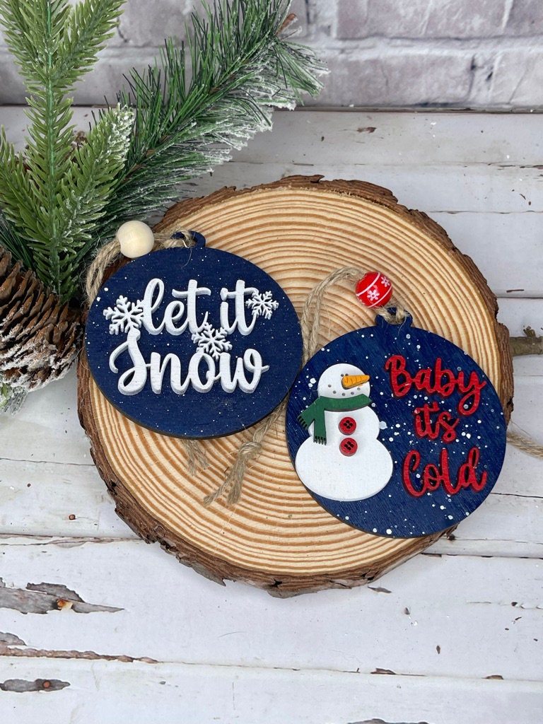 Christmas Ornament - Handmade Painted Ornament