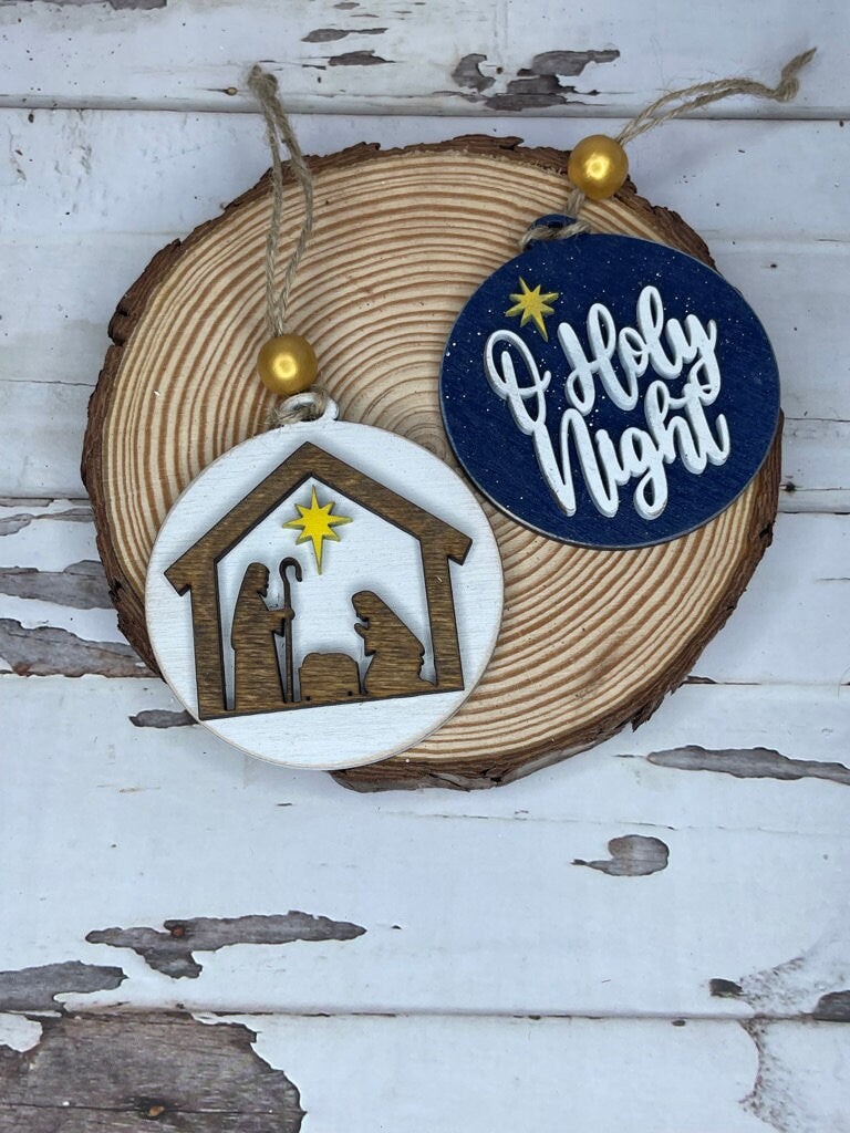 Christmas Ornament - Handmade Painted Ornament