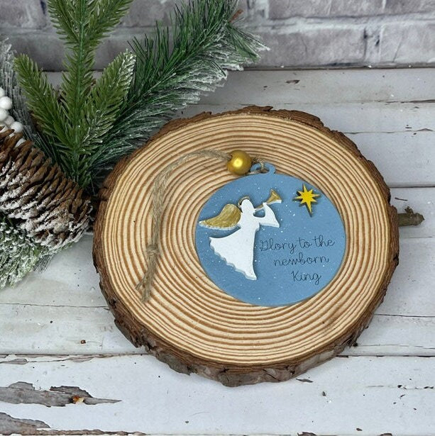 Christmas Ornament - Handmade Painted Ornament