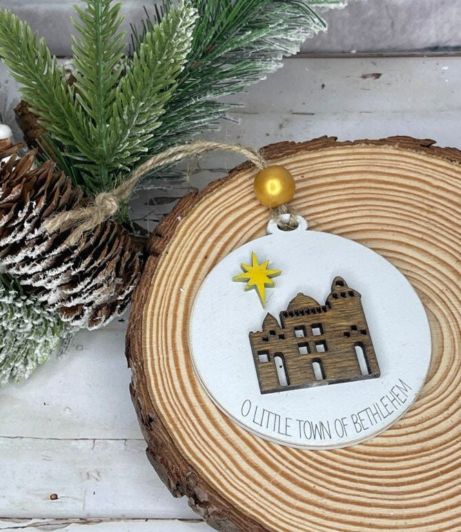 Christmas Ornament - Handmade Painted Ornament