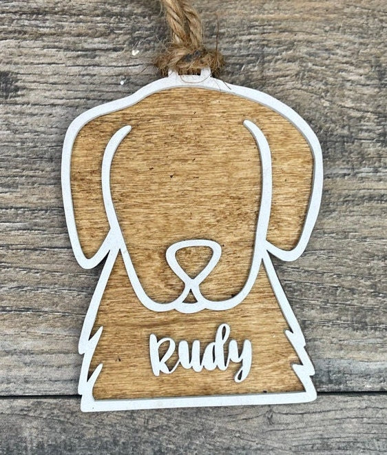 Dog Personalized Christmas Ornaments Handmade - Remembrance Gift