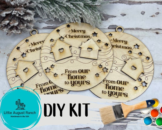 DIY From Our Home to Yours - Tree Ornament Wood Blanks