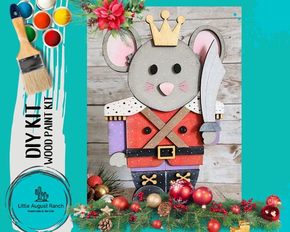 Rat King Nutcracker DIY - Christmas DIY Paint Kit Shelf Decor