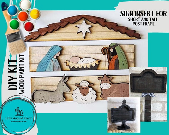 Nativity DIY Wood Sign - Add on Street Signs - Wood Kit