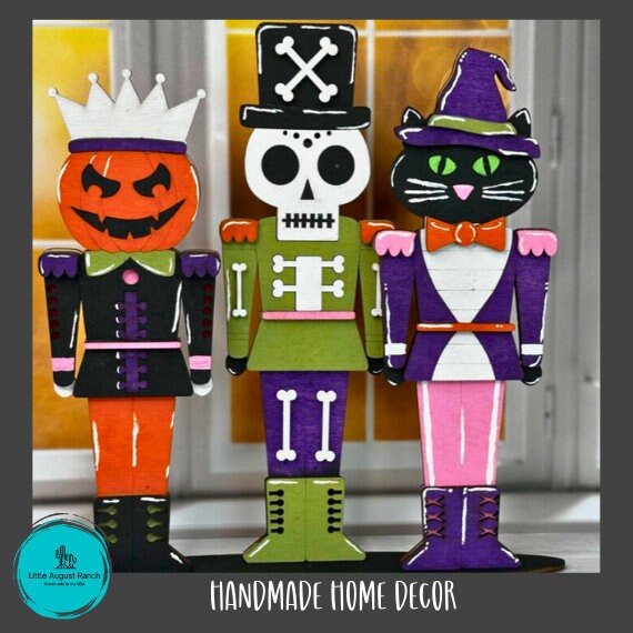 Halloween Nutcracker - Shelf Decor Wood