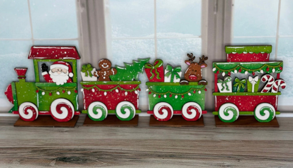 Add-On's for Christmas Train Set - Wood Blanks for Crafting and Painting