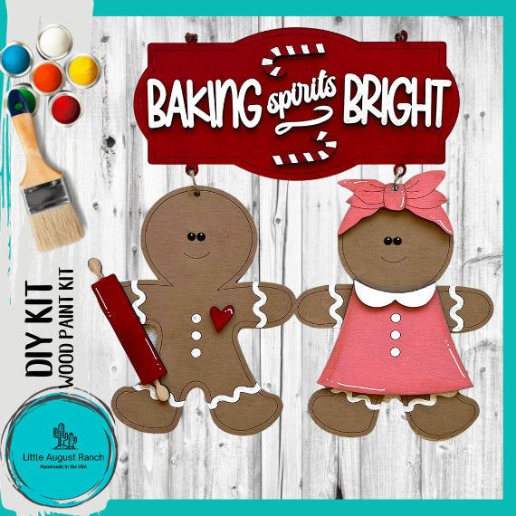 Gingerbread Hanger - DIY Wood Blanks for Painting and Crafting