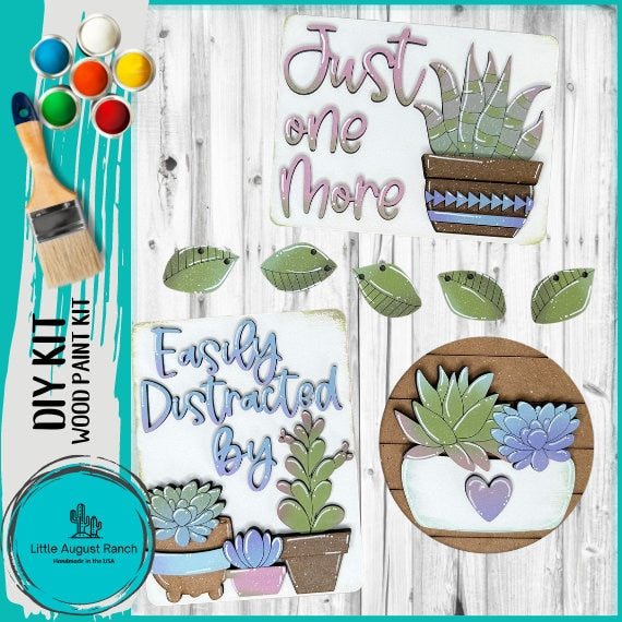 Succulents Tiered Tray DIY Kit - Quick and Easy Tiered Tray Bundle