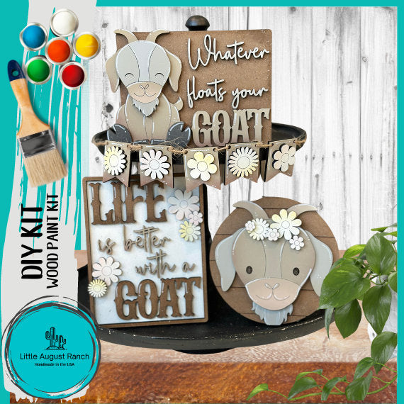 Goat Farm Tray DIY Kit - Quick and Easy Tiered Tray Bundle