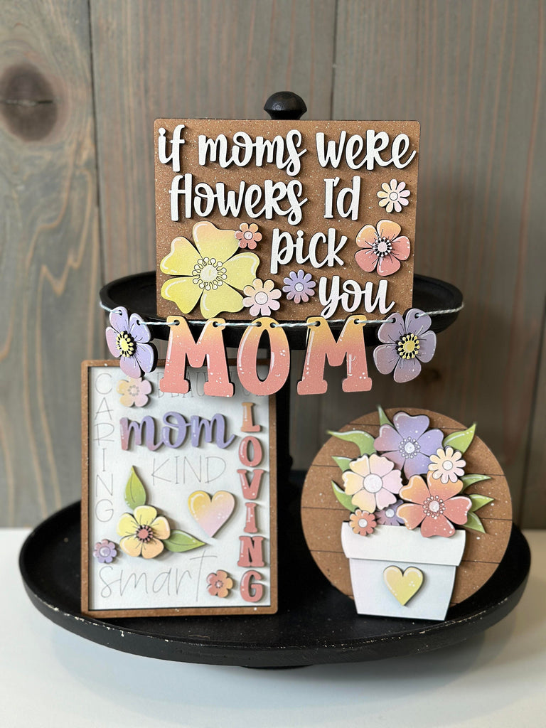 Mother's Day Tray DIY Kit - Quick and Easy Tiered Tray Bundle