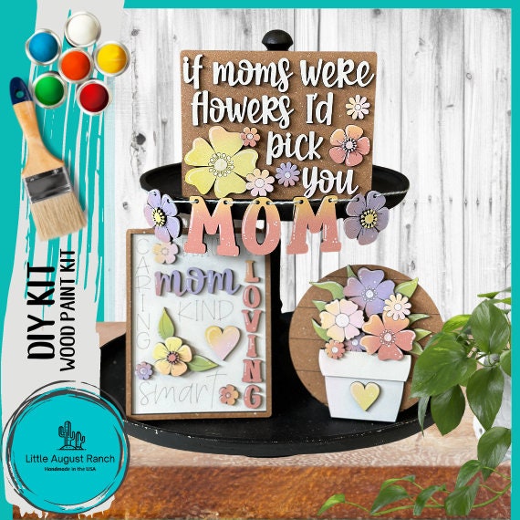 Mother's Day Tray DIY Kit - Quick and Easy Tiered Tray Bundle