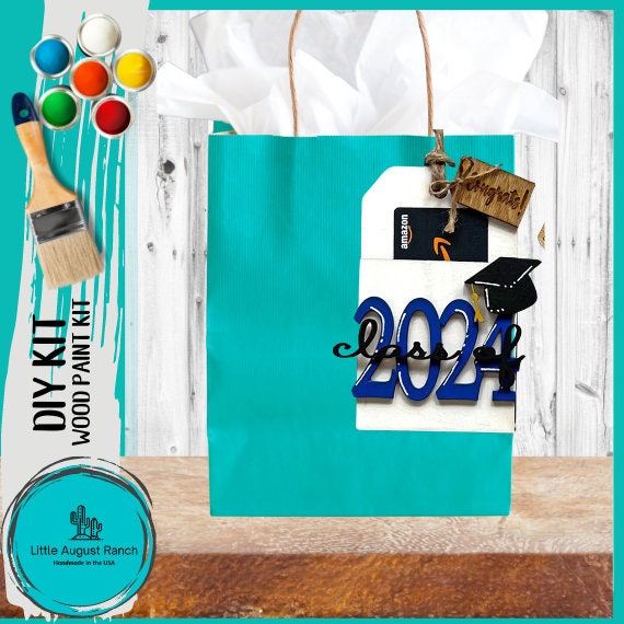 2024 Graduation Gift Card/Money Holder - DIY Paint and Decorate Yourself Craft