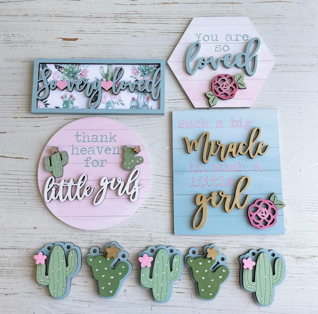 Are you looking to add a touch of creativity to your space? Look no further! With our Little Girls Tiered Tray DIY - Paint it Yourself kits from Little August Ranch, you can transform plain wood pieces into stunning decorative cacti. Get ready to unleash.
